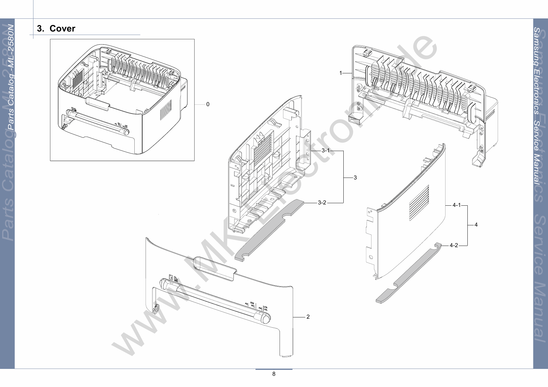 Samsung Laser-Printer ML-1910 1915 2525 2525W 2580N Parts Manual-2